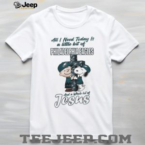 Philadelphia Eagles Snoopy Charlie Brown Jesus Faith T Shirt