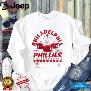 Philadelphia Phillies Ice Cream Stand Vintage Logo T Shirt Philadelphia Phillies Ice Cream Stand Vintage Logo T Shirt