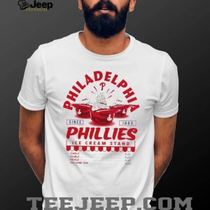 Philadelphia Phillies Ice Cream Stand Vintage Logo T Shirt