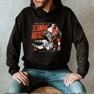 Philadelphia Scumbag Hockey Aggressive Vintage Style T Shirt
