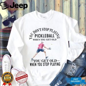 Pickleball Player Senior Sport Quote Graphic T Shirt