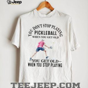 Pickleball Player Senior Sport Quote Graphic T Shirt