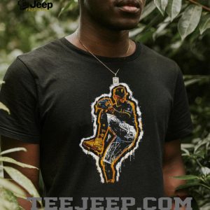 Pittsburgh Pirates Pitcher Splatter Art Baseball Graphic T Shirt