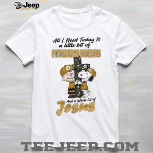 Pittsburgh Steelers Snoopy Charlie Brown Jesus Faith T Shirt
