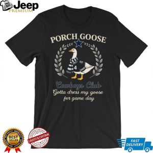 Porch Goose Cowboys Club Game Day Scarf and Jersey T Shirt