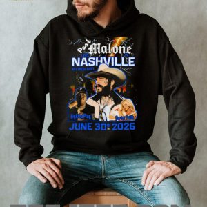 Post Malone Nashville 2026 Concert Tour Lineup Graphic T Shirt