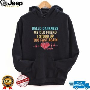 Pots Awareness Heartbeat Hello Darkness My Old Friend Unisex T Shirt