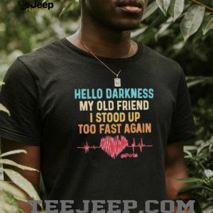 Pots Awareness Heartbeat Hello Darkness My Old Friend Unisex T Shirt