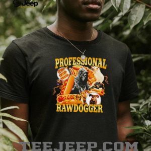 Professional Rawdogger Funny Grim Reaper Hot Dog T Shirt
