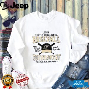 Purdue Boilermakers Big Ten Baseball Tournament 2026 T Shirt Purdue Boilermakers Big Ten Baseball Tournament 2026 T Shirt