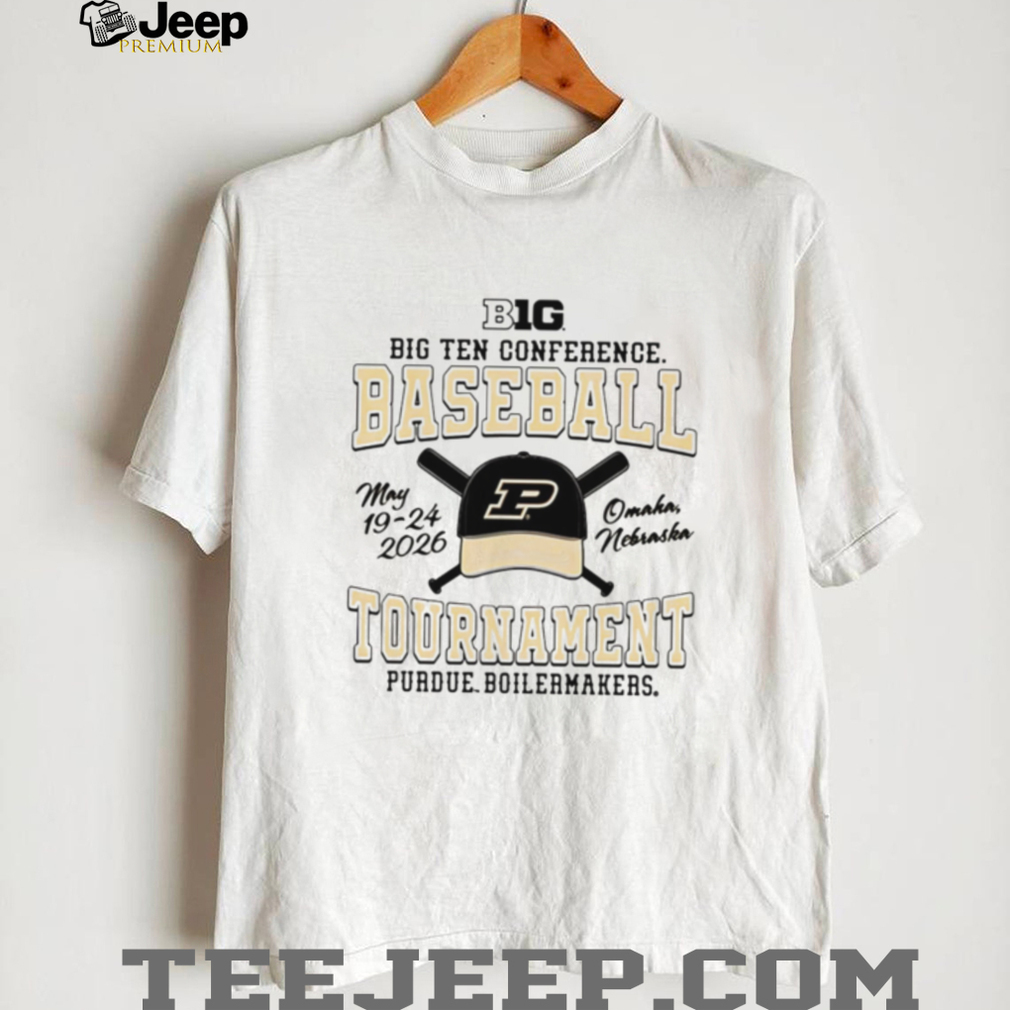 Purdue Boilermakers Big Ten Baseball Tournament 2026 T Shirt Purdue Boilermakers Big Ten Baseball Tournament 2026 T Shirt