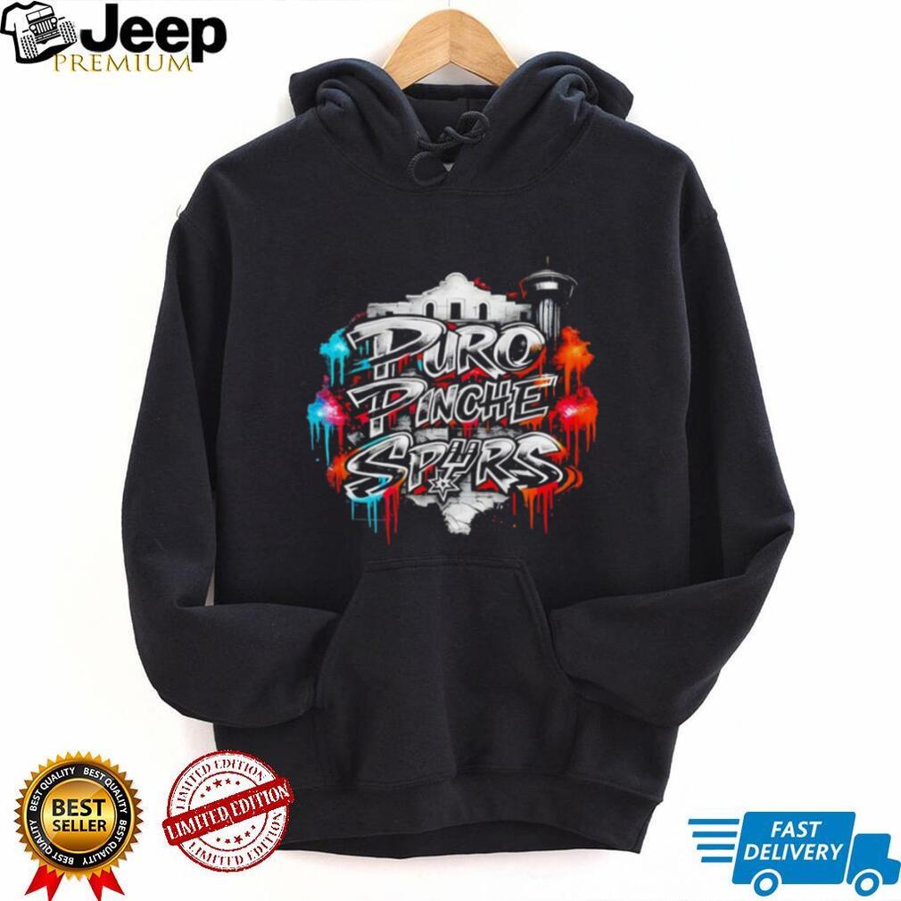 Puro Pinche Spurs Graffiti Alamo City Basketball Fan T Shirt Puro Pinche Spurs Graffiti Alamo City Basketball Fan T Shirt