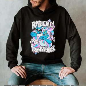 Radically Pro Transgender Skateboarding Unicorn T Shirt