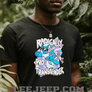 Radically Pro Transgender Skateboarding Unicorn T Shirt