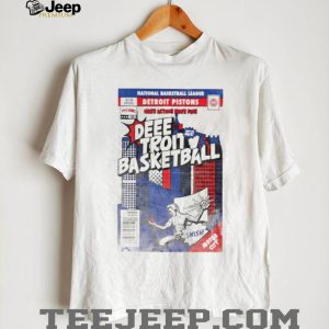 Retro Detroit Pistons Comic Book Cover Basketball T Shirt