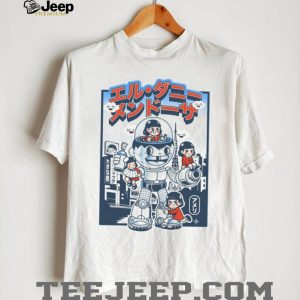 Retro Robot Mecha Anime Girls Urban T Shirt