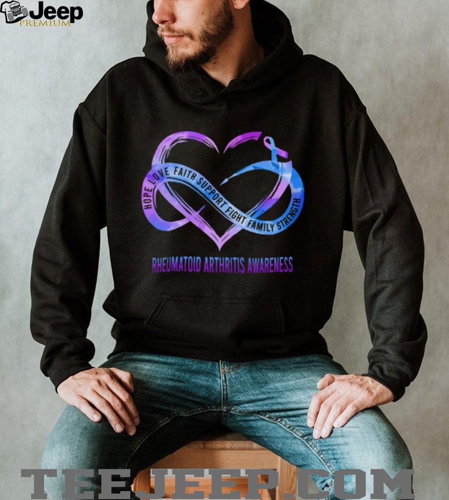 Rheumatoid Arthritis Awareness Heart Ribbon T Shirt Rheumatoid Arthritis Awareness Heart Ribbon T Shirt