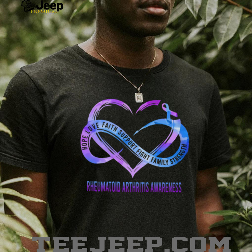 Rheumatoid Arthritis Awareness Heart Ribbon T Shirt Rheumatoid Arthritis Awareness Heart Ribbon T Shirt