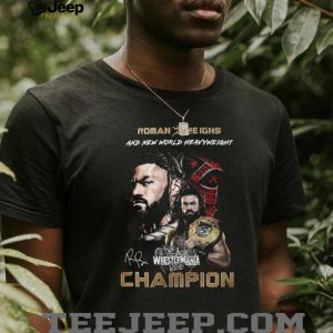 Roman Reigns New World Heavyweight Champion WrestleMania Vegas T Shirt
