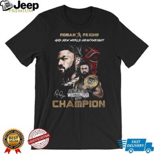 Roman Reigns New World Heavyweight Champion WrestleMania Vegas T Shirt