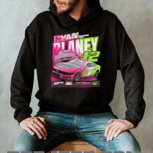 Ryan Blaney Racing Nascar Driver Neon Graphics T Shirt