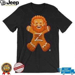 Sami Zayn Gingerbread Man Z WWE Holiday Wrestling T Shirt