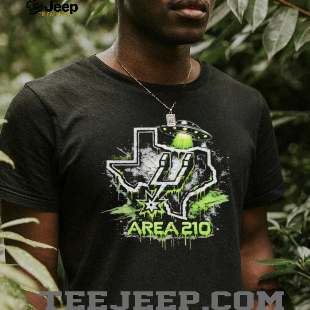San Antonio Area 210 Texas Alien UFO Basketball T Shirt San Antonio Area 210 Texas Alien UFO Basketball T Shirt