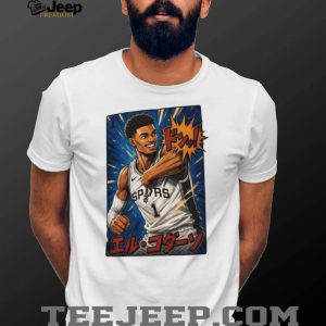 San Antonio Basketball Anime Style Mascot Graphic T Shirt