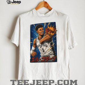 San Antonio Basketball Anime Style Mascot Graphic T Shirt