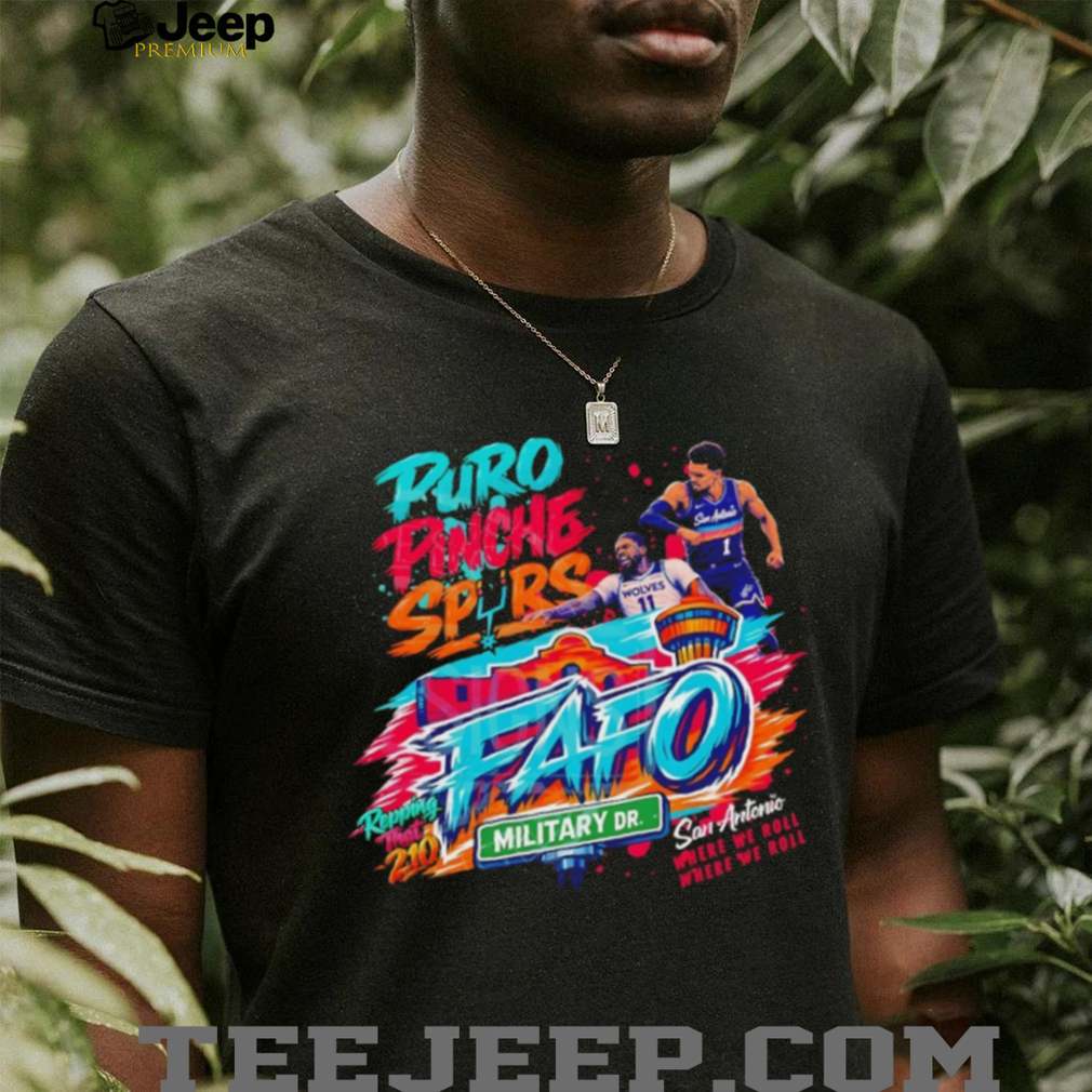 San Antonio Basketball FAFO Military Dr Streetwear T Shirt San Antonio Basketball FAFO Military Dr Streetwear T Shirt