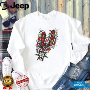 San Antonio Basketball Floral Spurs Star Logo T Shirt
