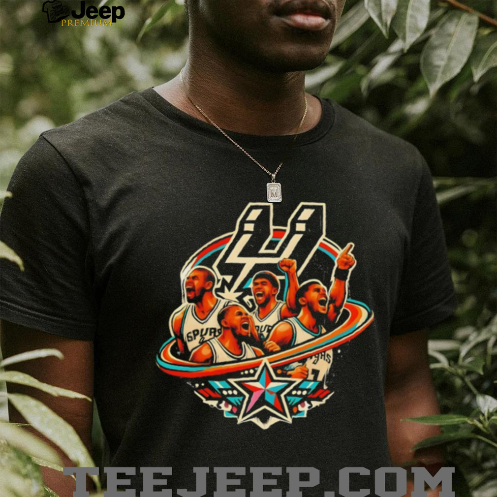 San Antonio Basketball Legends Star Retro Graphic T Shirt San Antonio Basketball Legends Star Retro Graphic T Shirt