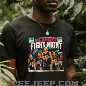 San Antonio Basketball Playoff Fight Night Vintage T Shirt