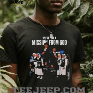 San Antonio Spurs Mission From God Blues Brothers Parody T Shirt