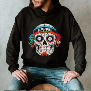 San Antonio Spurs Sugar Skull Day Of The Dead Basketball T Shirt
