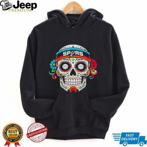 San Antonio Spurs Sugar Skull Day Of The Dead Basketball T Shirt