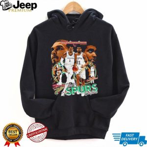 San Antonio Spurs Vintage Basketball Legends Graphic T Shirt