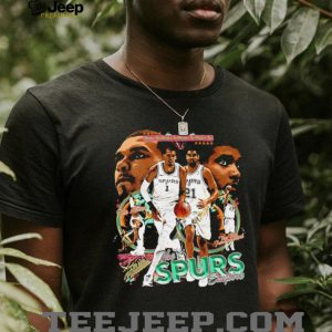San Antonio Spurs Vintage Basketball Legends Graphic T Shirt