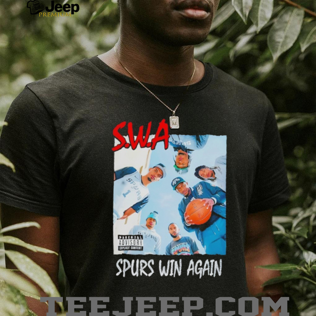 San Antonio Spurs Win Again SWA Retro Rap Album Cover T Shirt San Antonio Spurs Win Again SWA Retro Rap Album Cover T Shirt