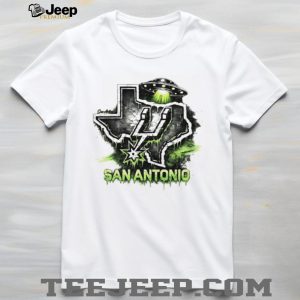 San Antonio Texas Alien UFO Slime T Shirt
