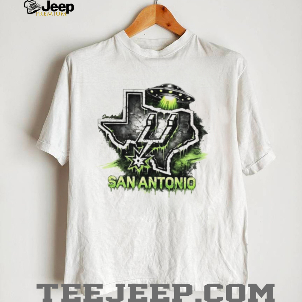 San Antonio Texas Alien UFO Slime T Shirt San Antonio Texas Alien UFO Slime T Shirt