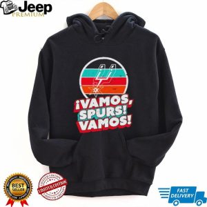 San Antonio Vamos Spurs Vamos Fiesta Retro Sunset T Shirt