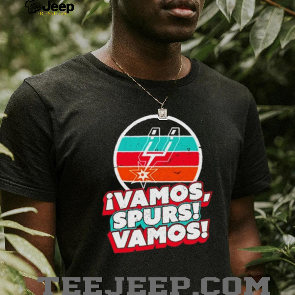 San Antonio Vamos Spurs Vamos Fiesta Retro Sunset T Shirt San Antonio Vamos Spurs Vamos Fiesta Retro Sunset T Shirt