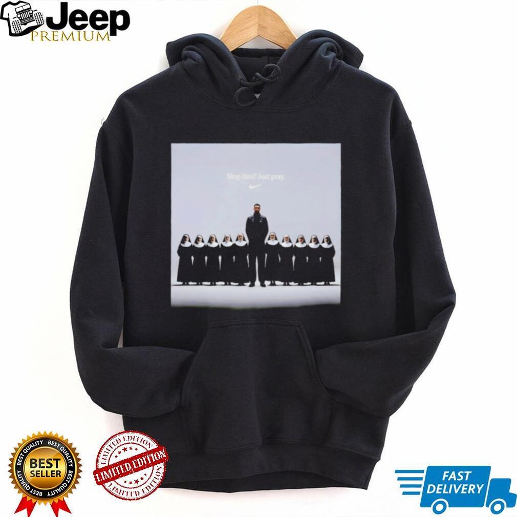 San Antonio Wembanyama Stop Him Just Pray Basketball T Shirt San Antonio Wembanyama Stop Him Just Pray Basketball T Shirt