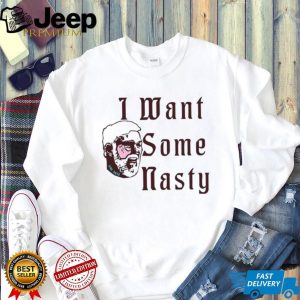 San Auto I Want Some Nasty Distressed Graphic Style T Shirt