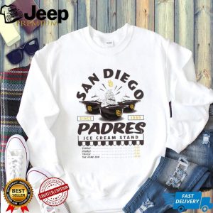 San Diego Padres Ice Cream Stand Logo Retro Baseball T Shirt San Diego Padres Ice Cream Stand Logo Retro Baseball T Shirt