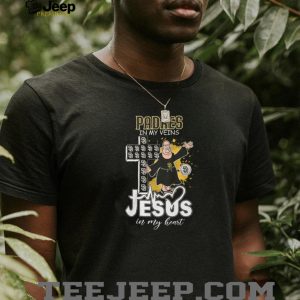San Diego Padres In My Veins Jesus In My Heart Baseball T Shirt