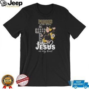 San Diego Padres In My Veins Jesus In My Heart Baseball T Shirt