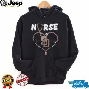 San Diego Padres Nurse Heartbeat Work Of Heart Medical T Shirt San Diego Padres Nurse Heartbeat Work Of Heart Medical T Shirt