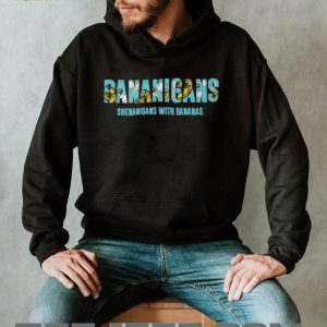 Savannah Bananas Bananigans Shenanigans Text Graphic T Shirt